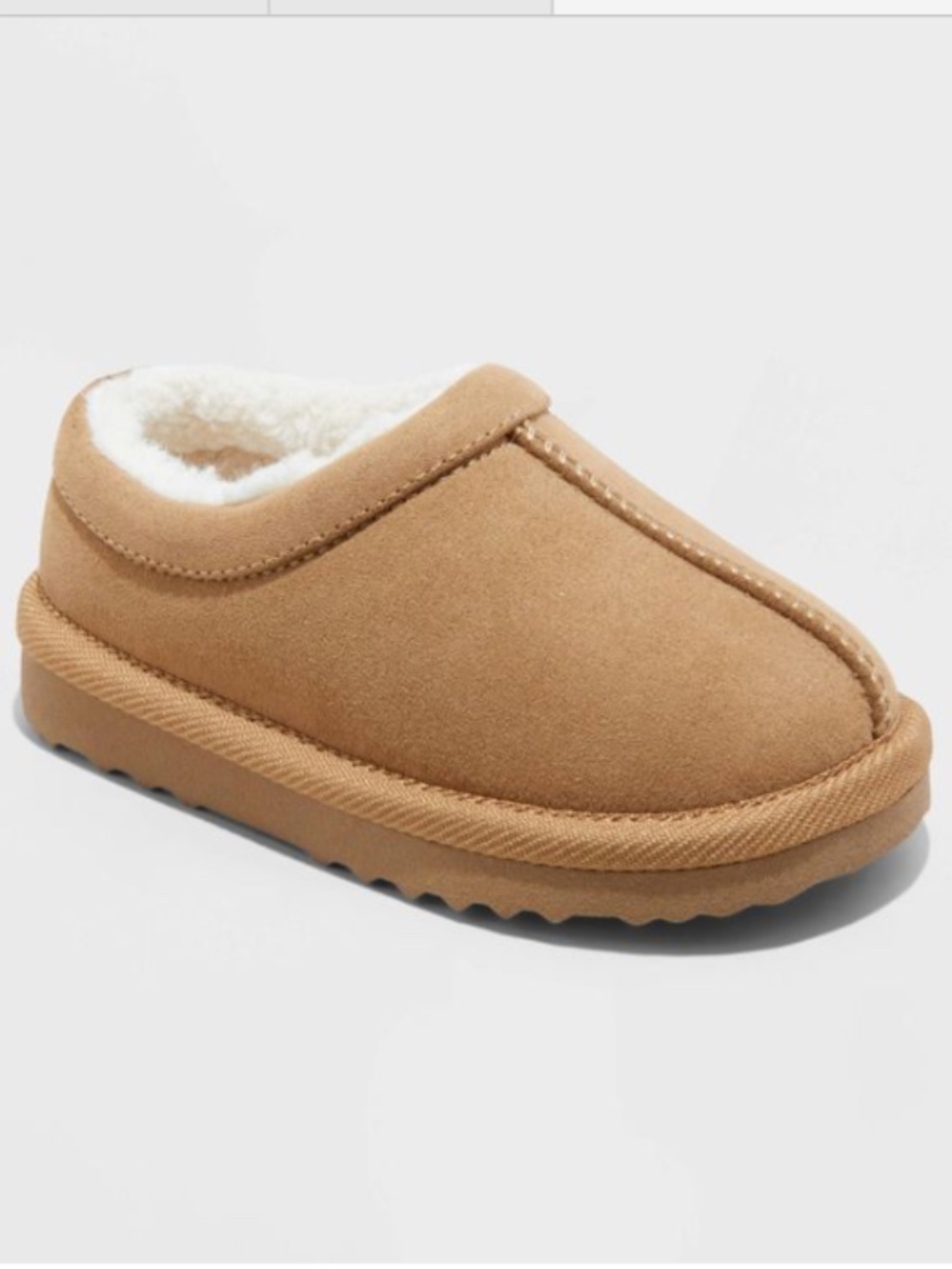 CAT & JACK • TODDLER JUDE CHESTNUT BROWN CLOG SLIPPERS - 11T
